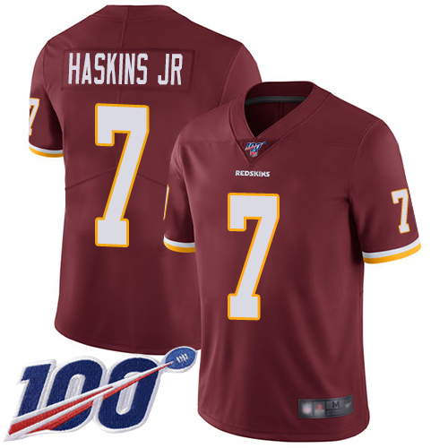 Washington Redskins Limited Burgundy Red Men Dwayne Haskins Home Jersey NFL Football #7 100th->women nfl jersey->Women Jersey